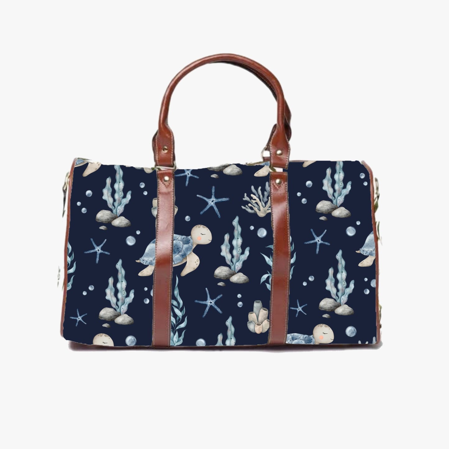 Navy Blue Sea Turtle Hospital Bag image 0