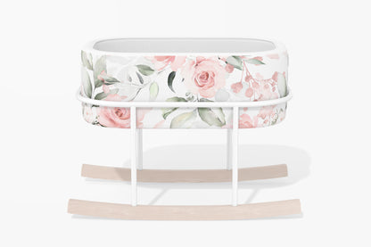 Pink Sleepy Sheep Carry Cot image 0