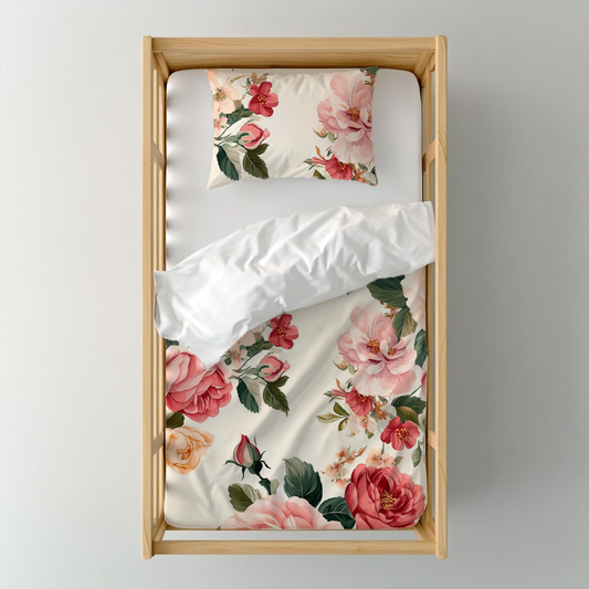 Peony Dreams Cot Duvet Cover image 0