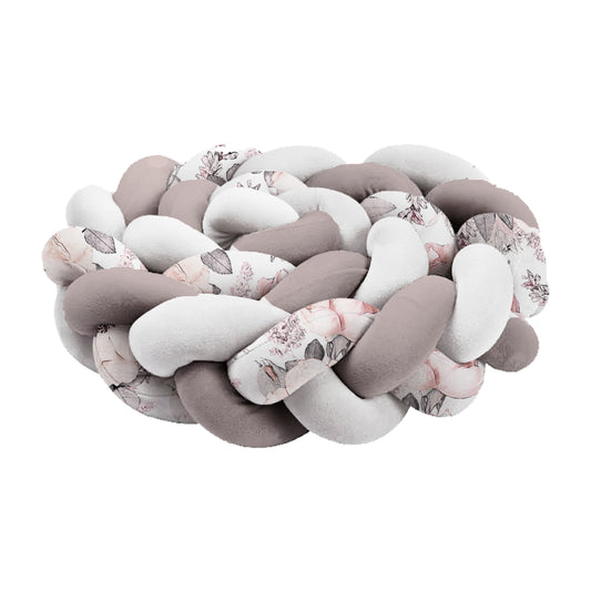 Blissful Blossom Braided Cot Bumper image 0