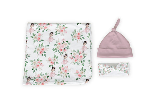 Ballet Slipper Swaddle Set image 0