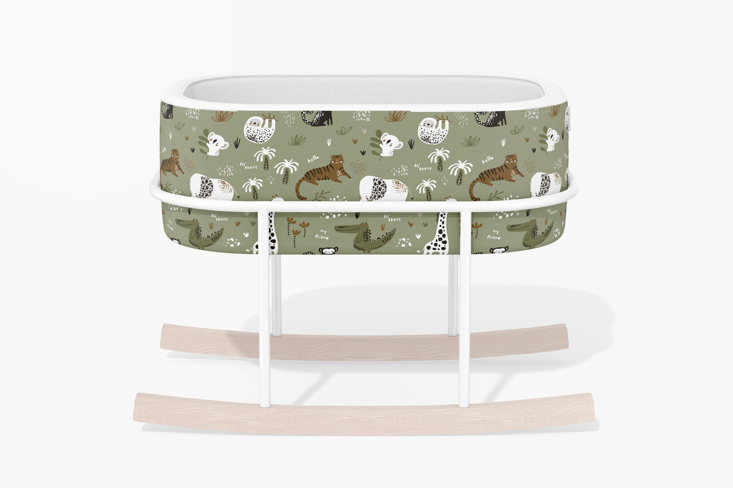 Boho Jungle Carry Cot image 0