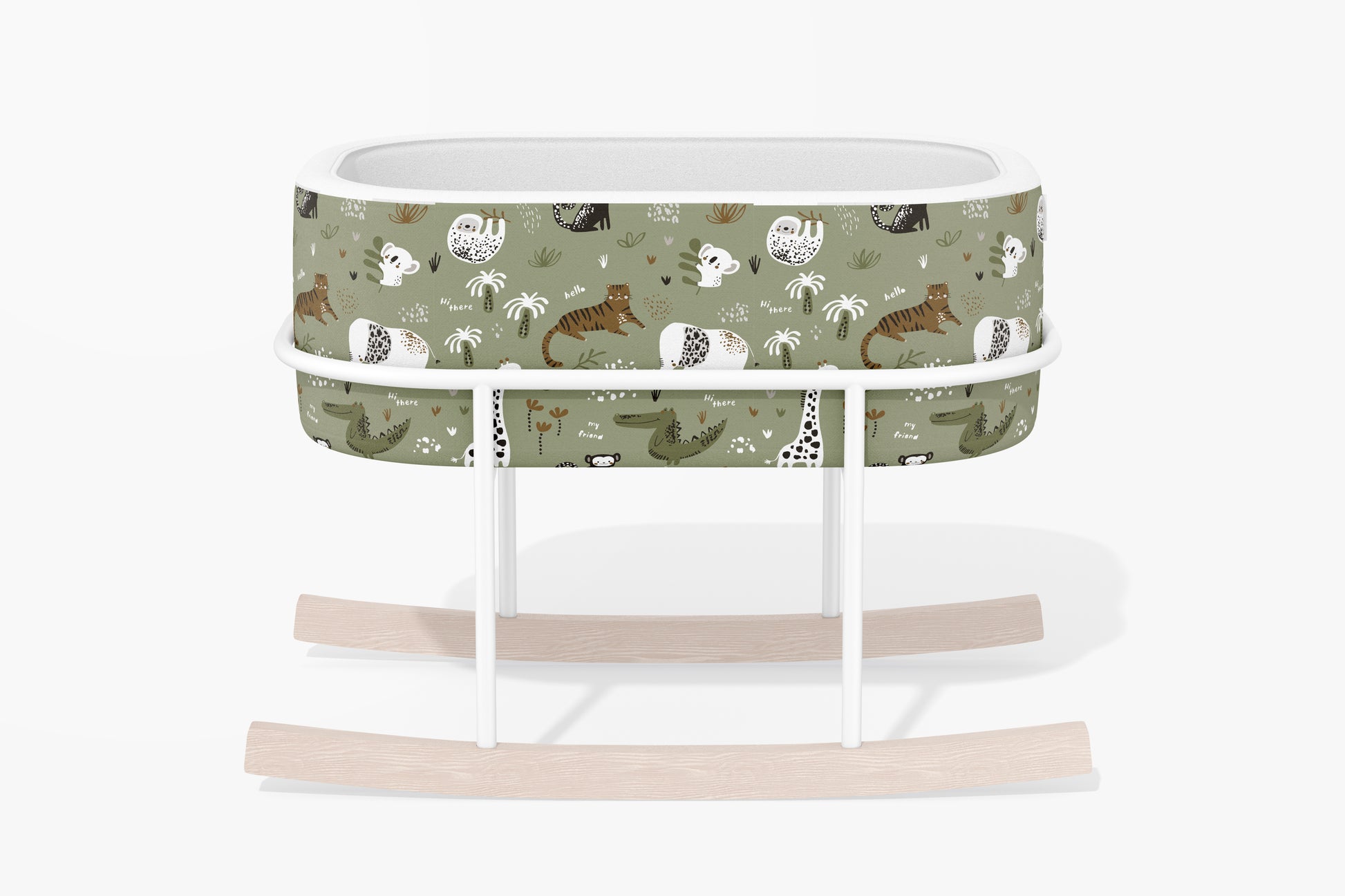 Boho Jungle Carry Cot image 0