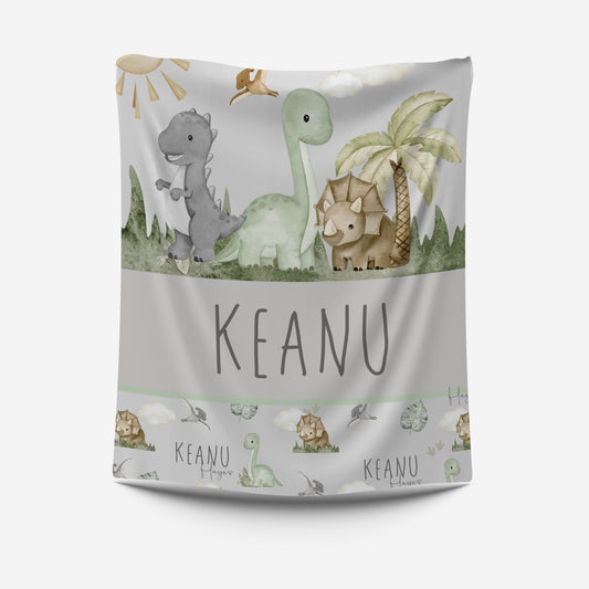 Dino Dash Fleece Blanket image 0