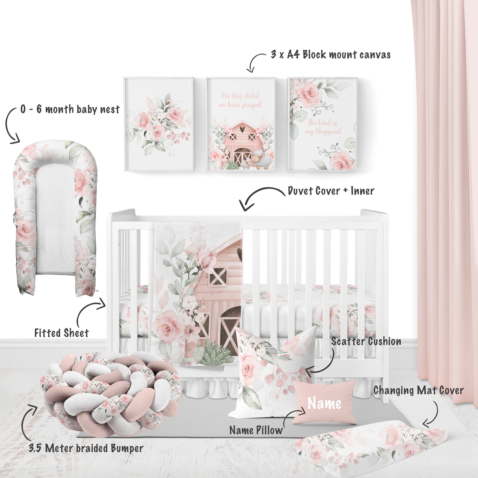 Pink Sleepy Sheep Combo Deals image 0