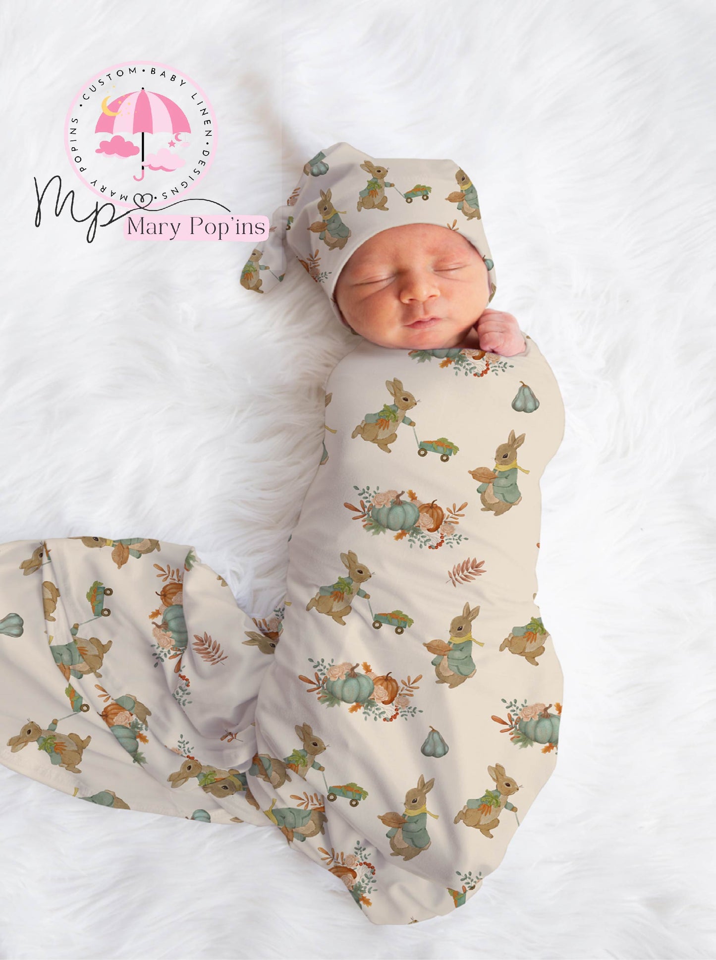 Tales of Peter Rabbit Fields of Fun Bunny  Swaddle image 0