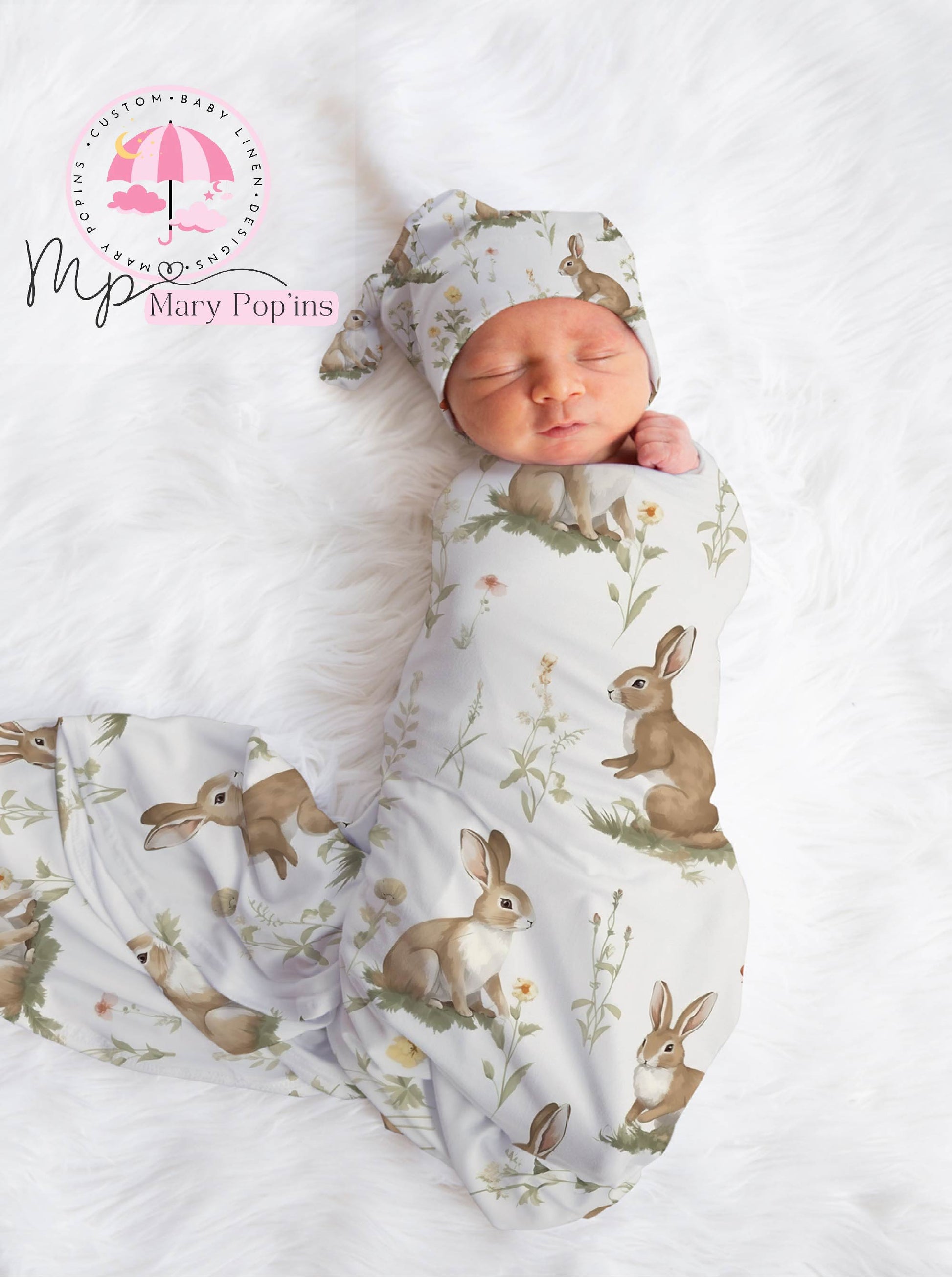 Daisy Treats Bunny Swaddle image 0