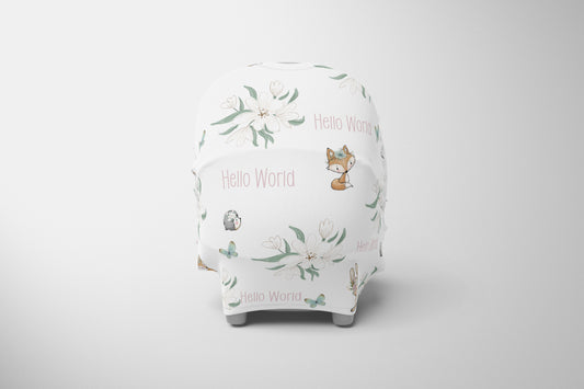 Whimsical Woodlands Car Chair Cover image 0