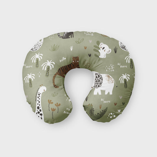 Boho Jungle Olive Boppy Pillow image 0