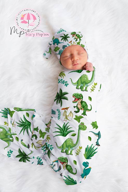 Jungle FeverDino Swaddle image 0