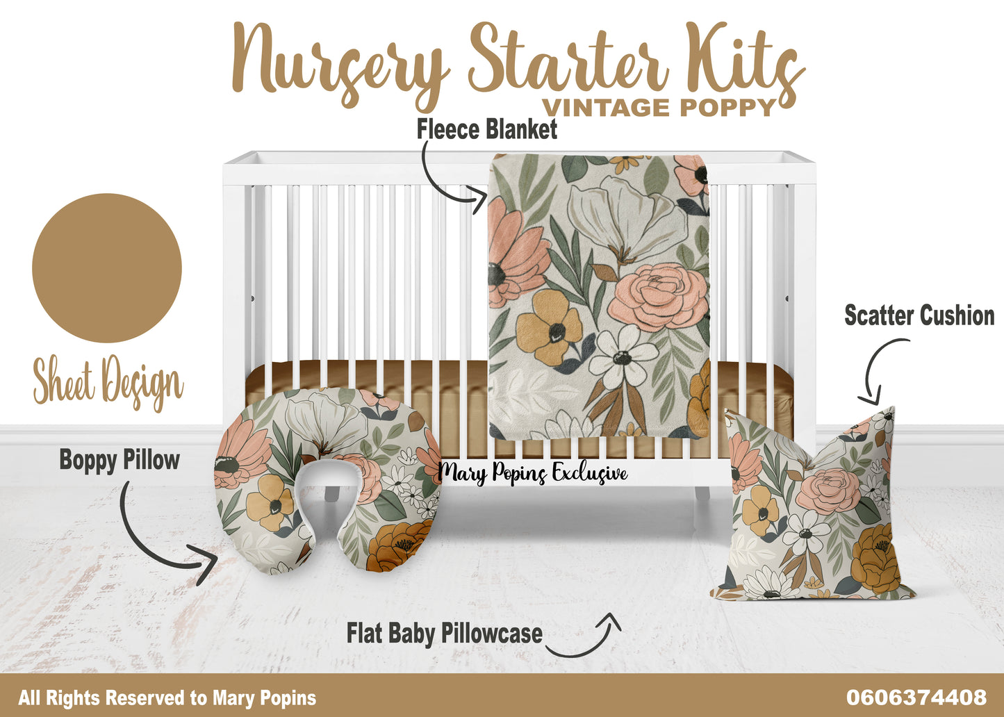 Vintage Poppy Nursery Starter Kit image 0
