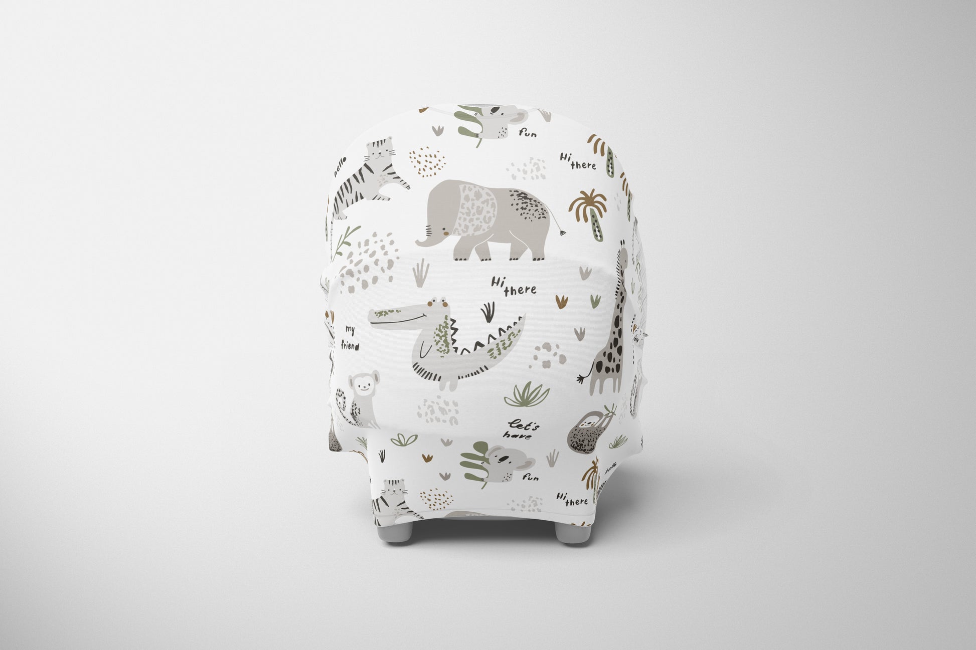 Boho Jungle Car Chair Cover image 0