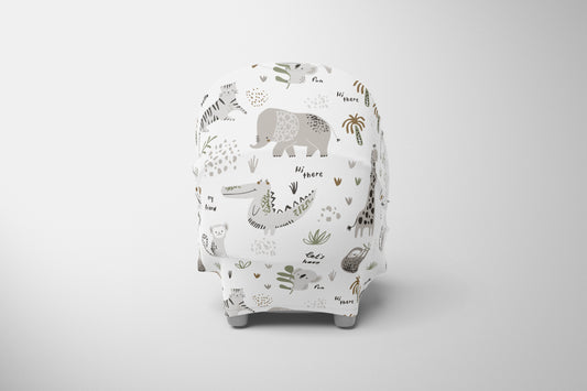 Boho Jungle Car Chair Cover image 0