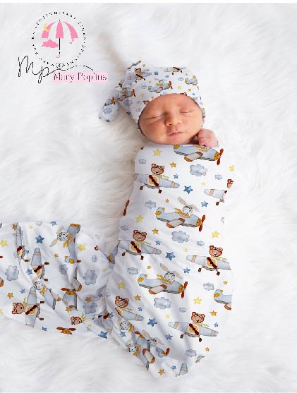 Cartoon Bloom in flight Swaddle set image 0