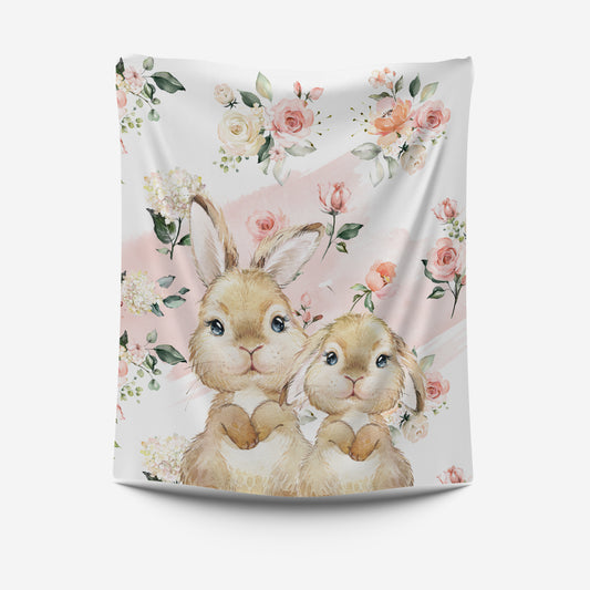 Bunny Blessing Fleece Blanket image 0
