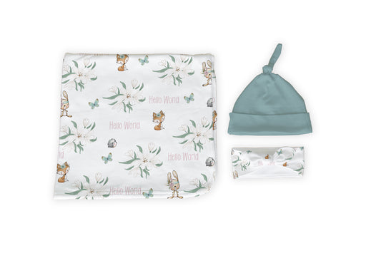 Whimsical Woodlands Swaddle Set image 0